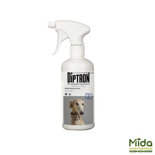 Spray DIPTRON 500ml antiparasitario para perros anti pulgas y piojos