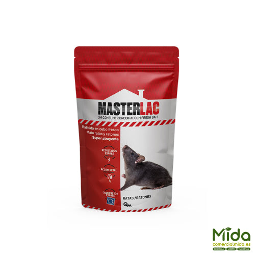 Bolsa MASTERLAC RATICIDA Cebo Fresco DOYPACK 150g