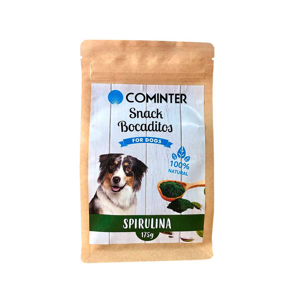Cominter Spirulina Snack Bites für Hunde 100% natürlich – Comercial Mida