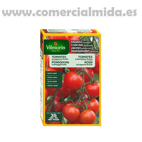 Abono granulado VILMORIN 800g para tomates y hortalizas