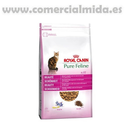 Pienso ROYAL CANIN PURE FELINE BELLEZA para gatos