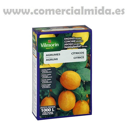 Abono soluble VILMORIN 800g de acción rápida para cítricos