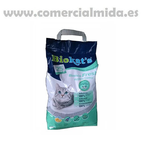 SANDIMAS BIOKAT´S BIANCO FRESH 5Kg arena para lecho de gatos perfumada