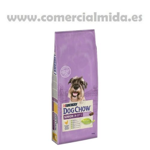 Pienso PURINA DOG CHOW SENIOR POLLO 14Kg para perros maduros