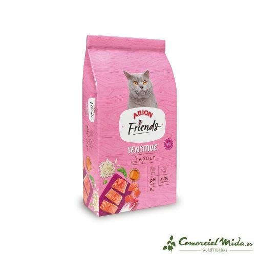 Arion Friends Cat Sensitive pienso para gatos 9Kg