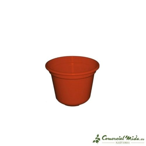 Brauner runder Blumenkasten ARTEMA für Blumen und Pflanzen