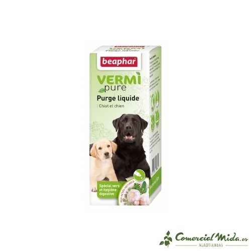 Antiparasitario interno Vermi Pure líquido para perros  de Beaphar