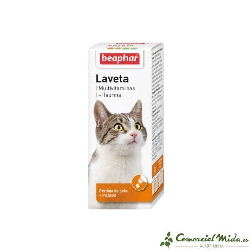 Suplemento alimenticio para gatos Laveta con Taurina 50 ml de Beaphar