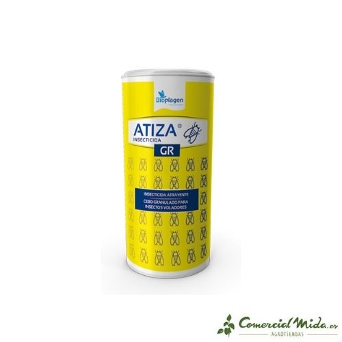 Insecticida granulado Atiza Bioplagen para moscas 300gr
