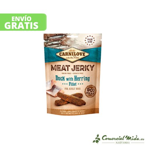 Carnilove Jerky Filetes Pato y Arenques