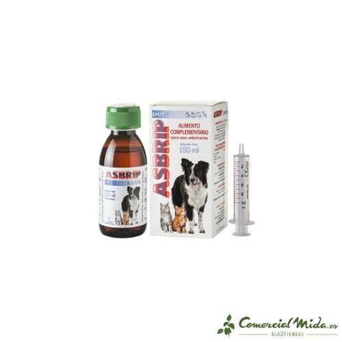 Suplemento Alimenticio Asbrip Pets para perros y gatos 150 ml de Catalysis