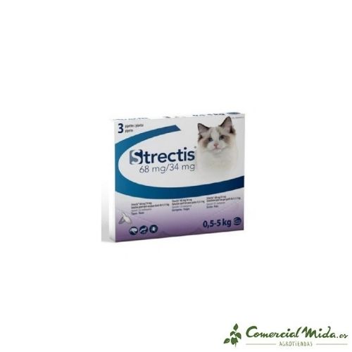 Ceva Strectis pipetas antiparasitarias para gatos de 0-5 Kg