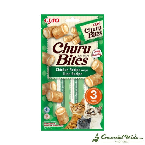 Churu CAT Bites Snack con Atún para Gatos