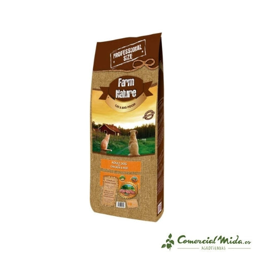 Farm Nature Pollo y Arroz 18 kg