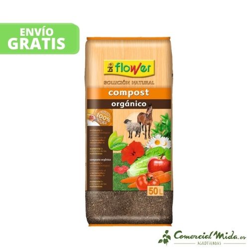 Flower Substrato compost orgánico (50L)