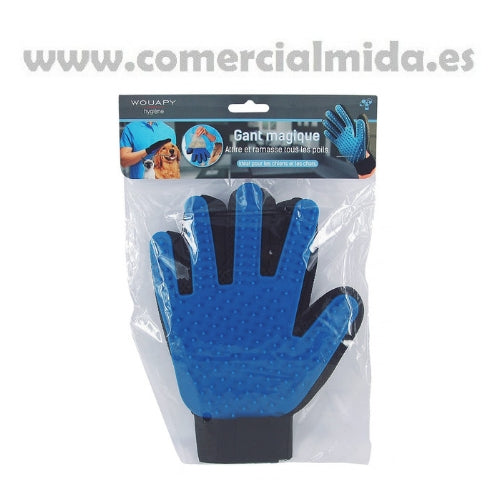 magic glove handschuh WOUAPY Magic Glove für totes Haar und Massage von Hunden und Katzen