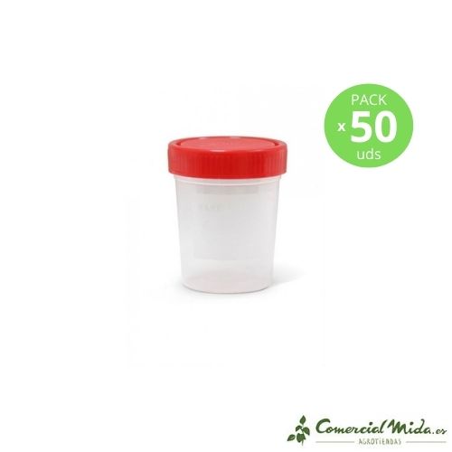 50 Botes para muestras de polipropileno 200 ml insprovet 