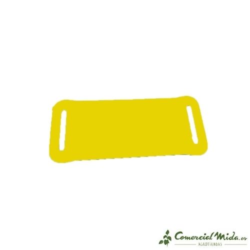 Crotal para collar 9,5 cm x 4 cm amarillo de Insprovet