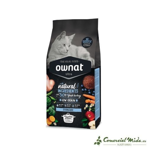 Pienso Ownat Ultra Sterilized para gatos esterilizados 1,5Kg