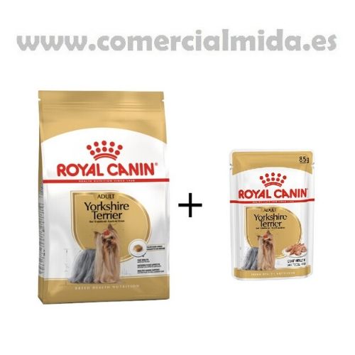 ROYAL CANIN YORKSHIRE Adulto Saco de 3kg + 12x85gr