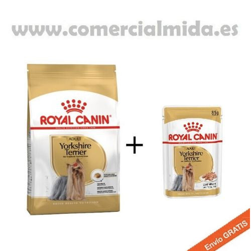ROYAL CANIN YORKSHIRE Adulto Saco de 7,5kg + 12x85gr