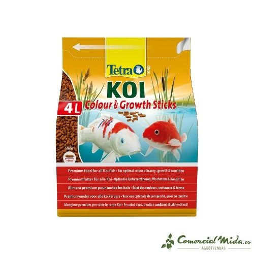 Alimento para carpas Pond Koi Sticks 4L de Tetra