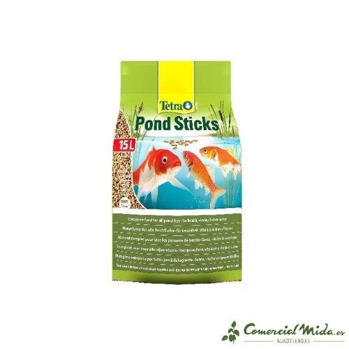 Alimento para peces de estanque Pond Sticks 15L de Tetra