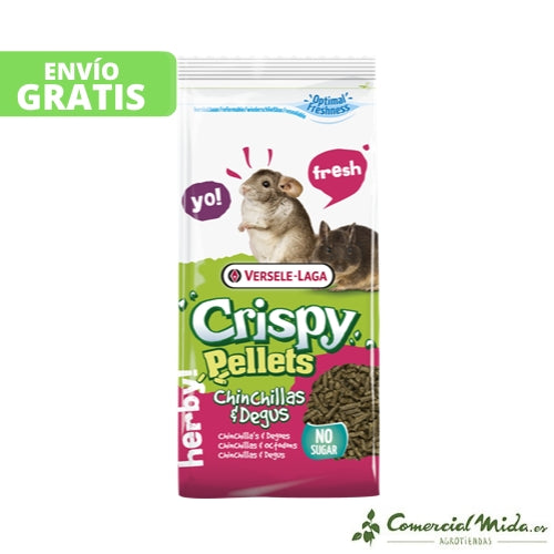 Versele Laga Crispy Pellet Chinchilla Degu 25kg