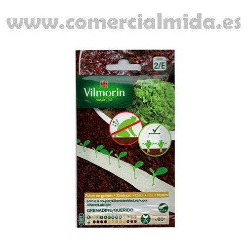 Semillas de LECHUGA GRENADINE/QUERIDO Vilmorin (cultivo fácil)