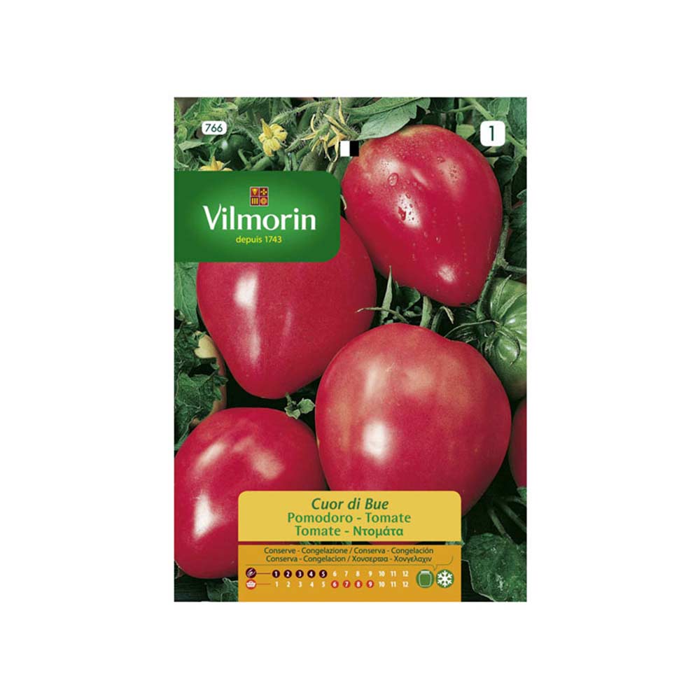 Semillas de tomate corazón de buey Vilmorin 1gr