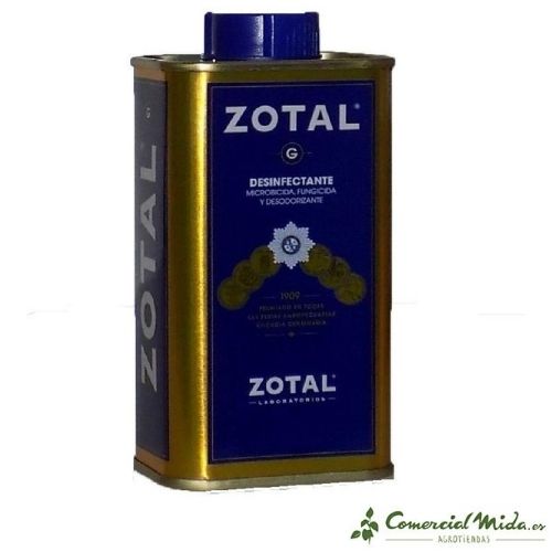 Desinfectante recinto para vivienda ZOTAL® (microbicida, fungicida y desodorizante). Envase 1/4 kg